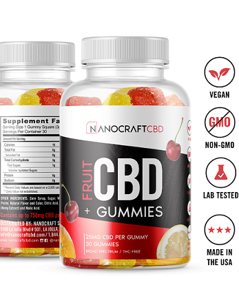Nanocraft CBD : Fruit CBD Gummies, Review, Quit Smoking & Best Sleep