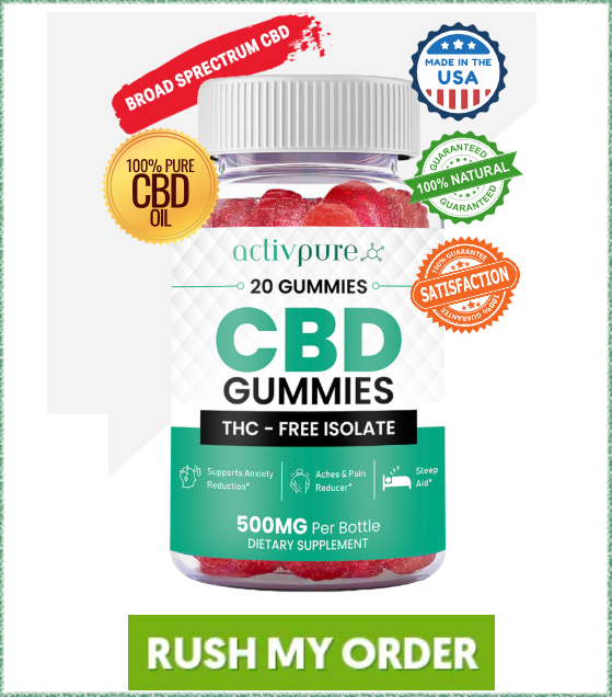 ActivPure CBD Gummies Bottle
